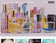 Tablet Screenshot of perfume.com.au